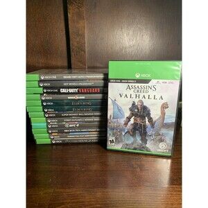 Xbox Prerelease Video Game Case Lot Of 13 Elden Ring, COD, GTA, Valhalla, NBA